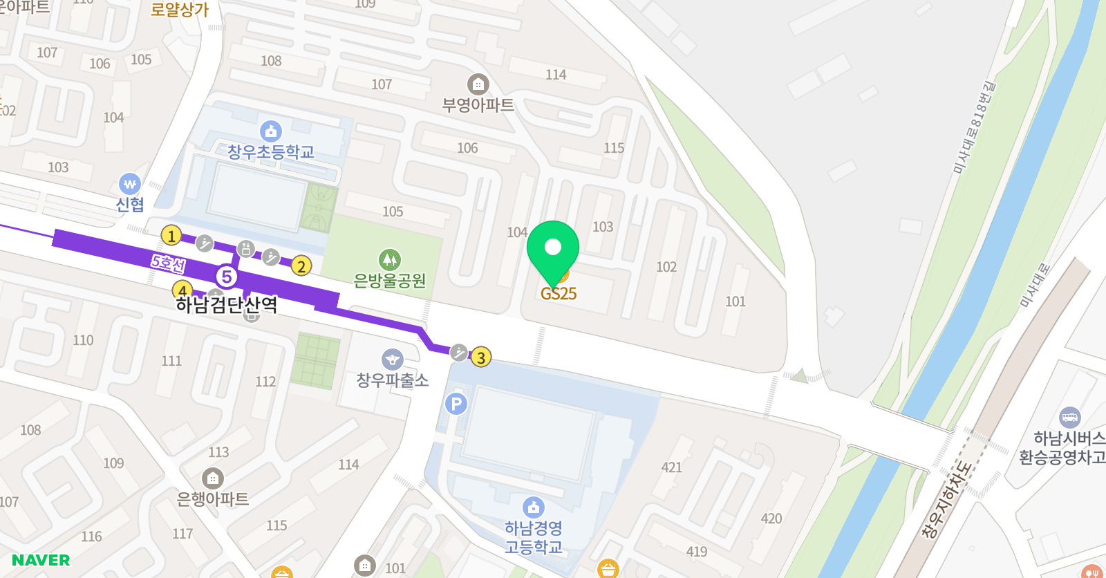 글로리아 음악학원 위치