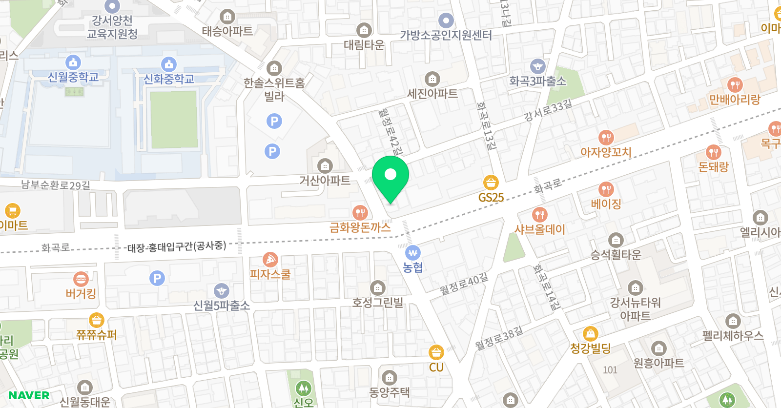 기린아트 음악학원 위치