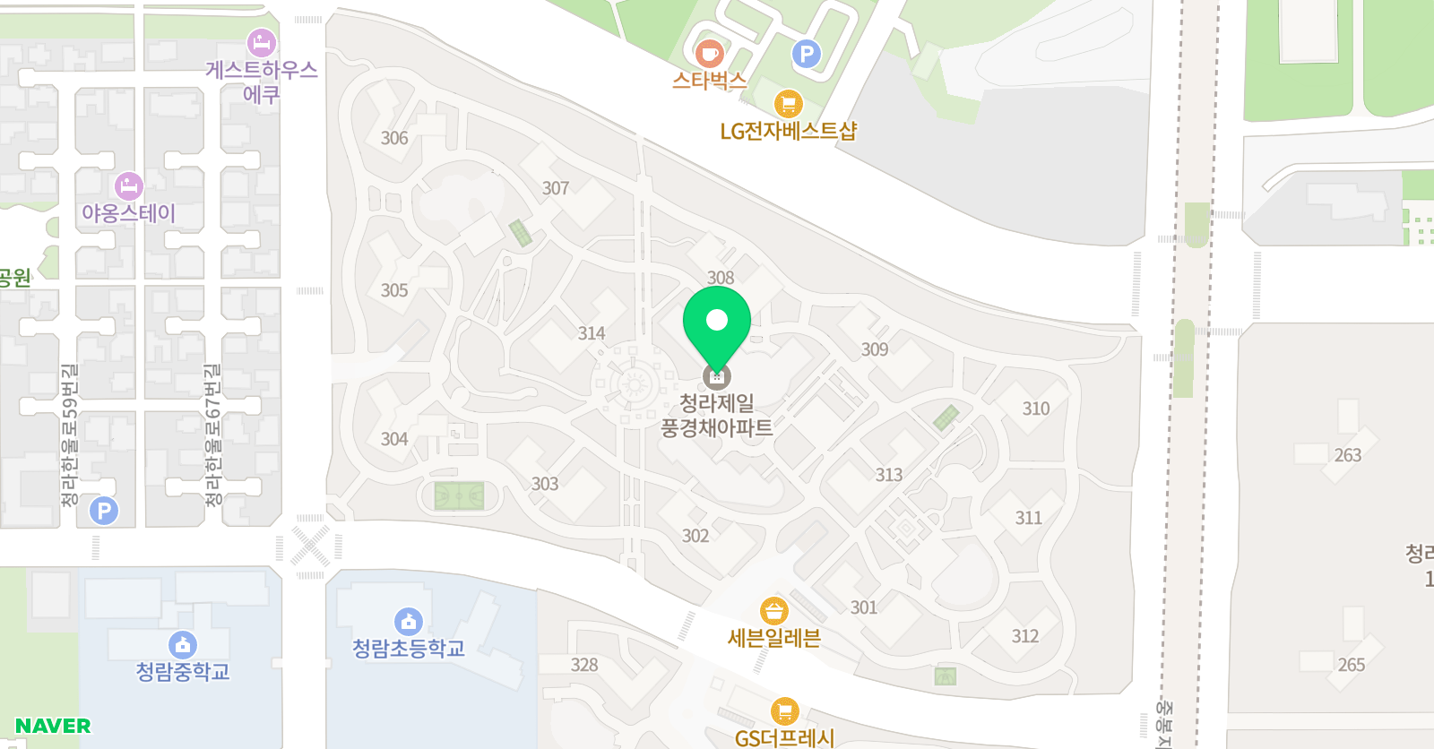 피아체레 음악교습소 위치