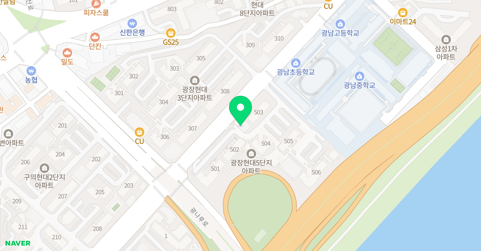 하늘빛 드로잉 미술교습소 위치