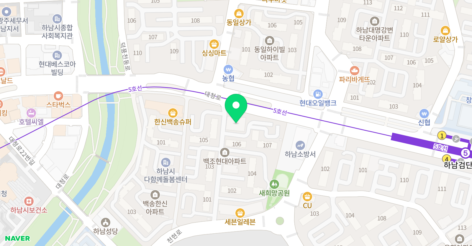 현대 바둑체스학원 위치
