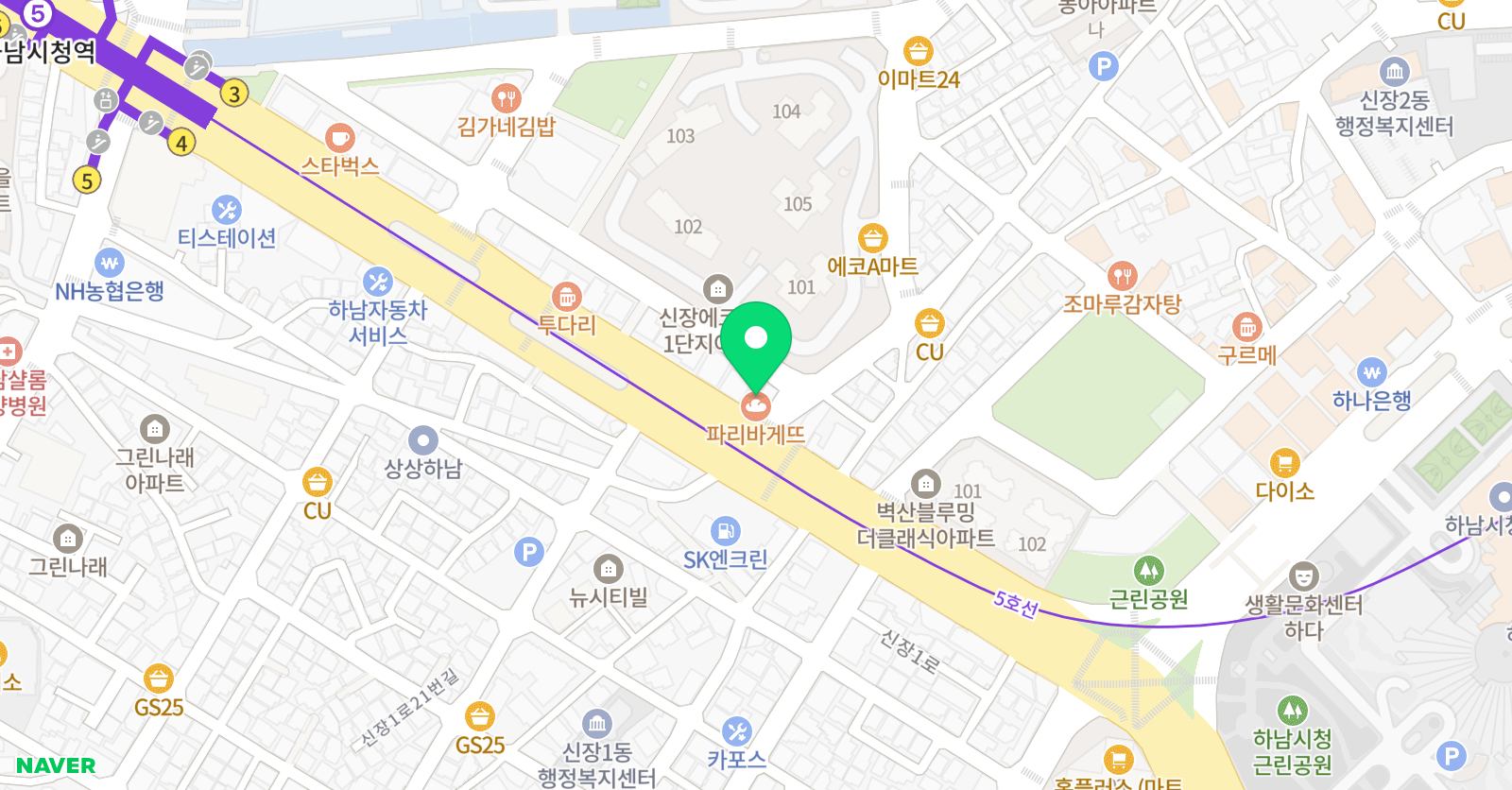 텔미어스토리 영어학원 위치