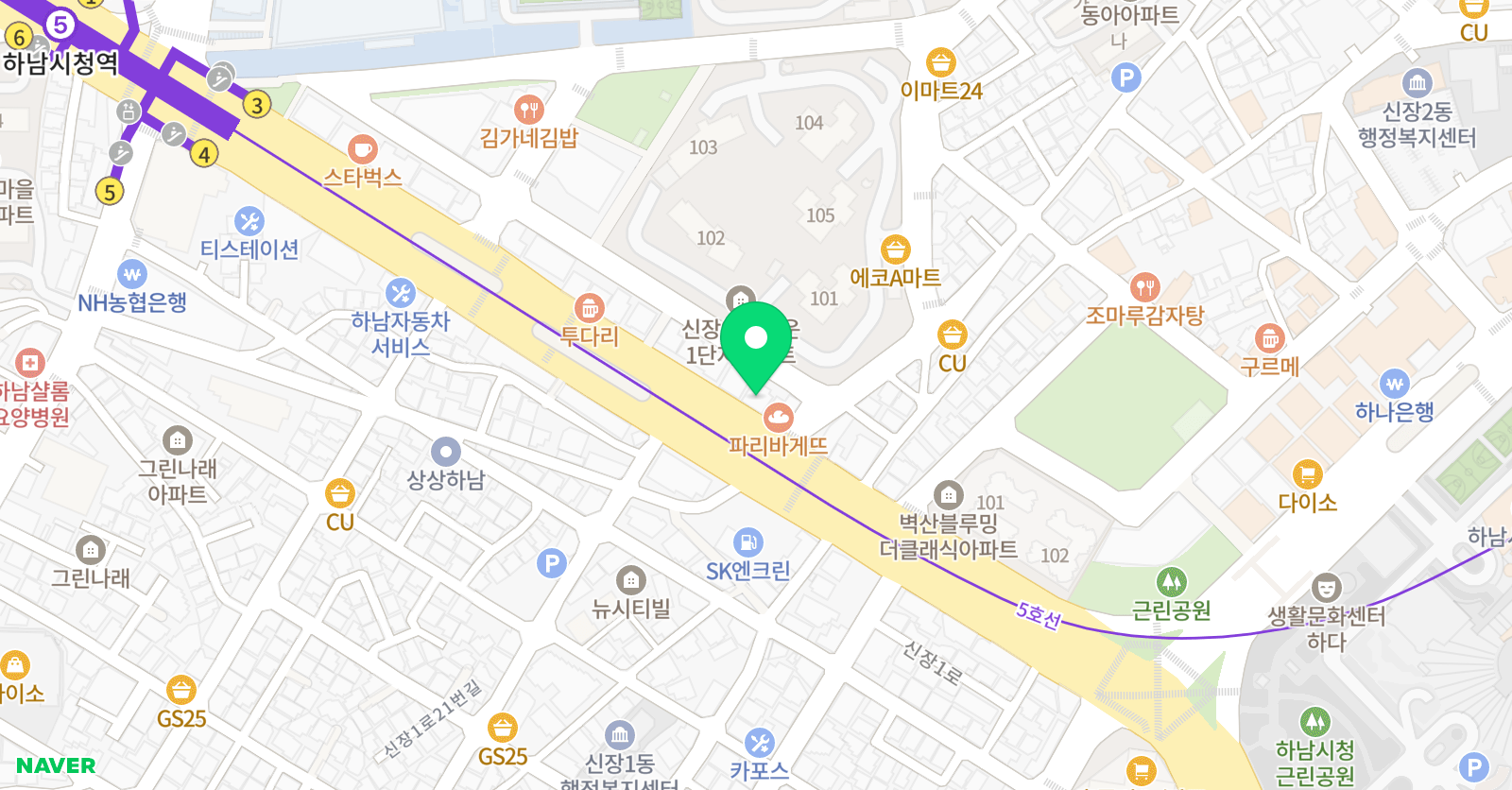 여우의 구슬 위치