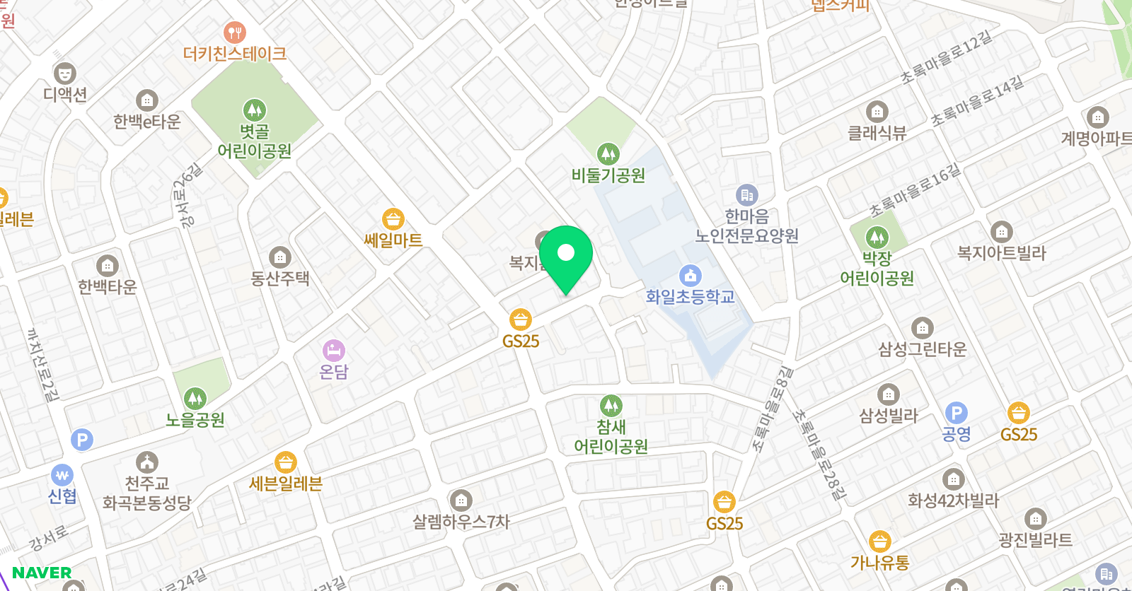 재미술술 위치