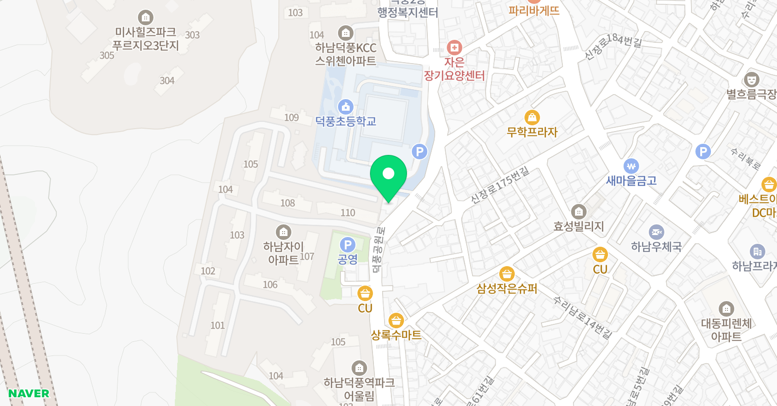 딱풀리는수학덕풍초 수학교습소 위치