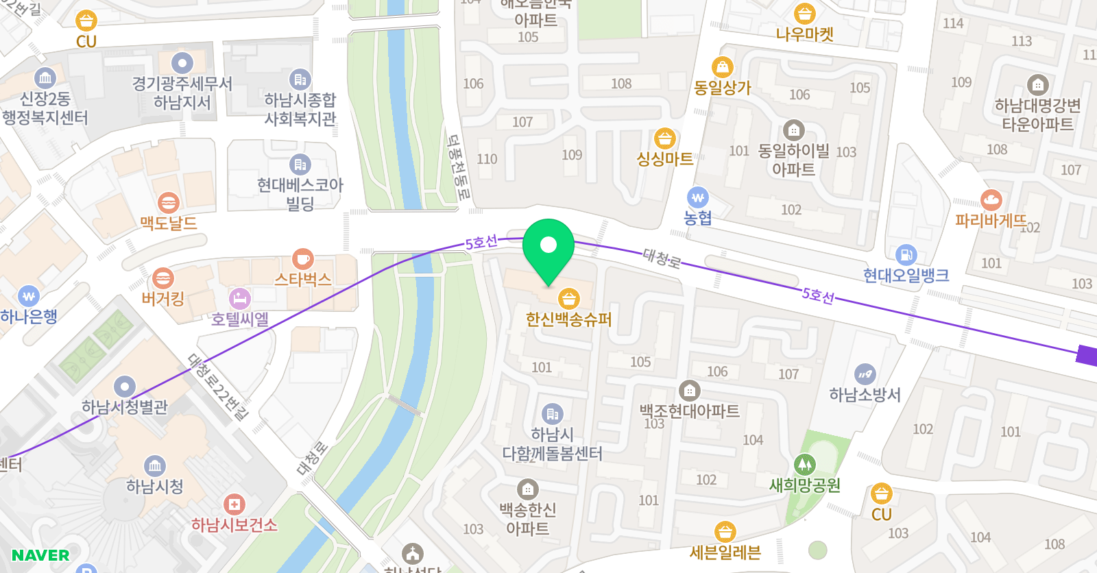 한우리 독서토론논술 하남신장독서교실 위치