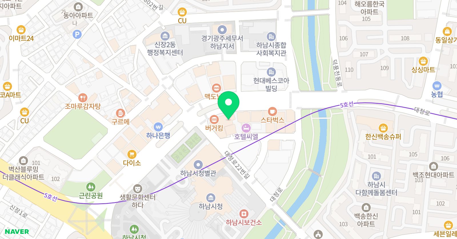 꿈이큰아이 위치