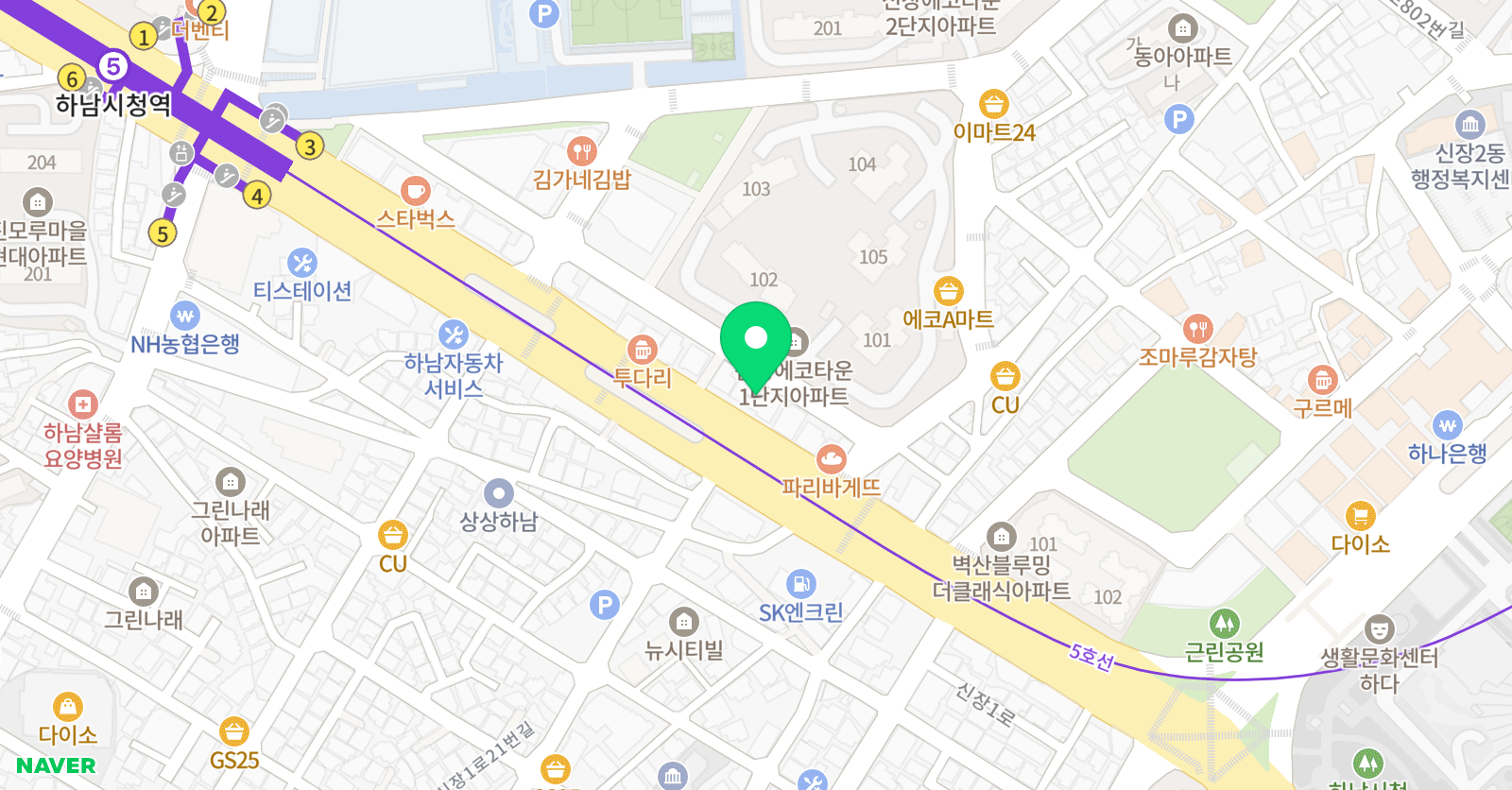 라벨르 발레학원 위치
