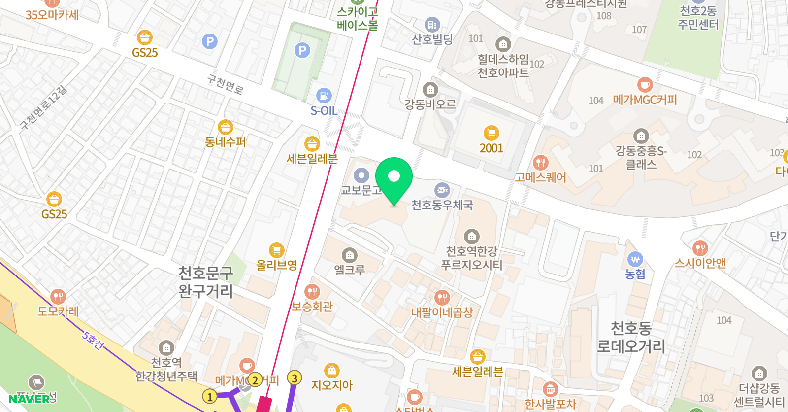 큐클래식뮤직 위치