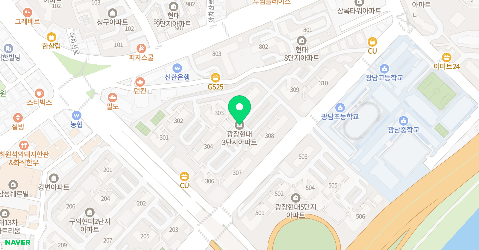 한솔노피곰 광장교실 위치