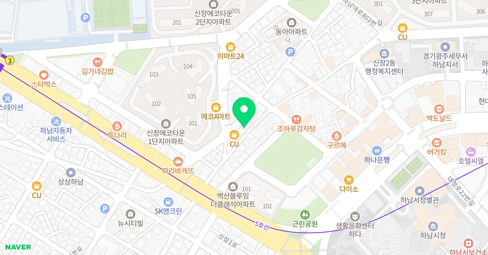 미엘피아노학원 위치
