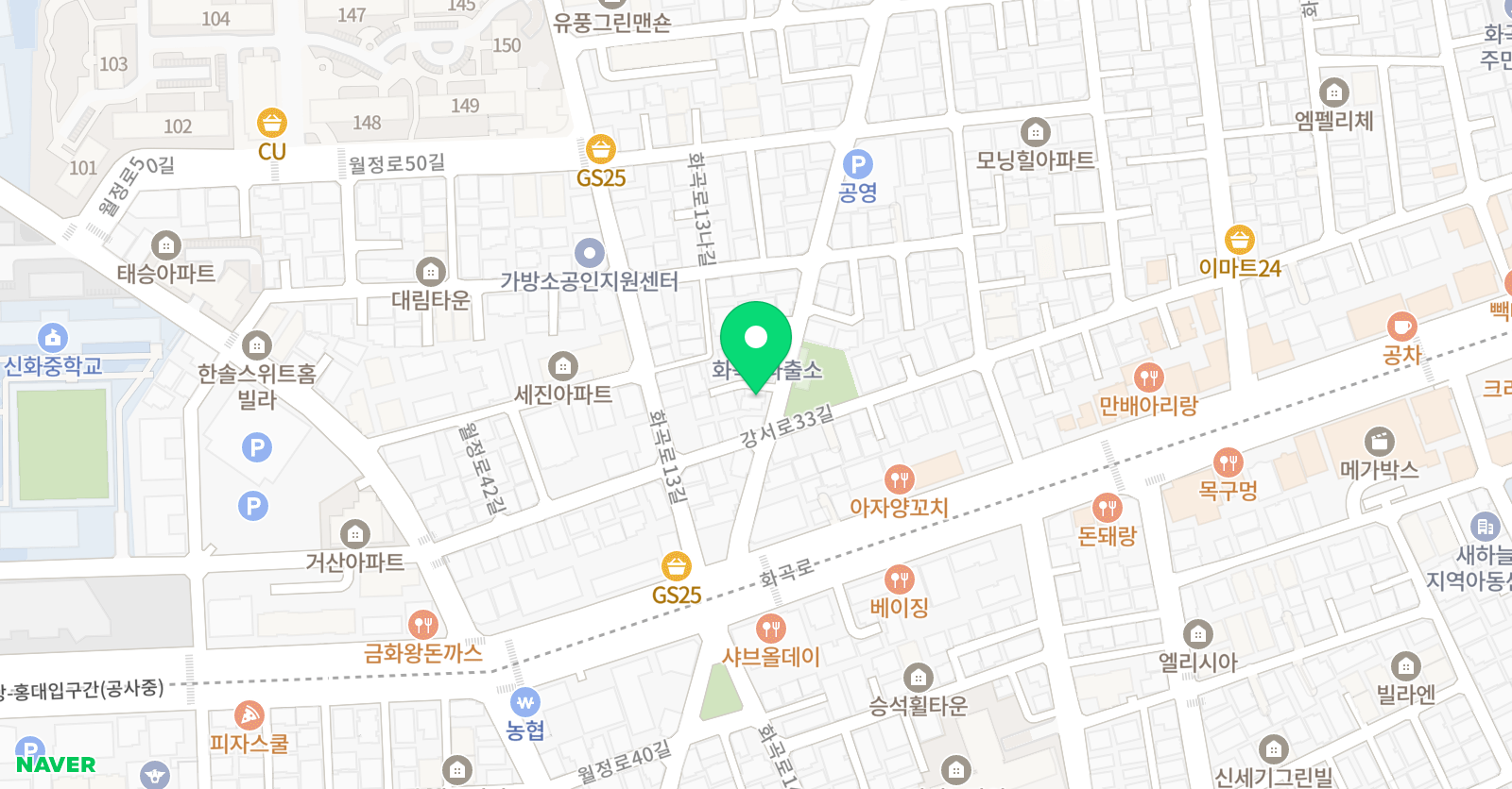 아뜰리에도화 미술 위치