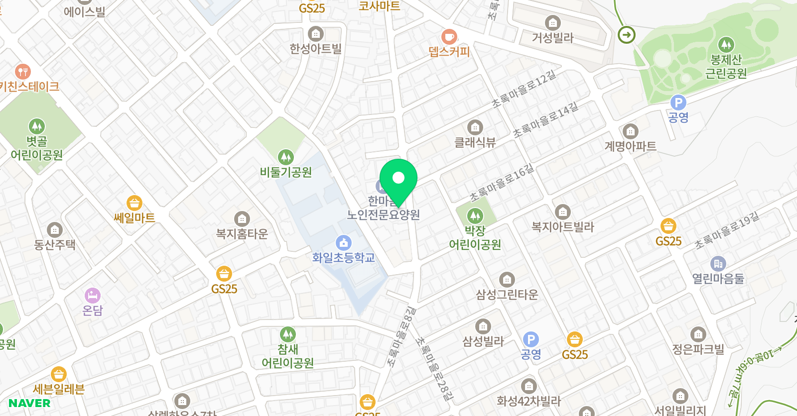푸르넷 공부방 화일캠퍼스 위치