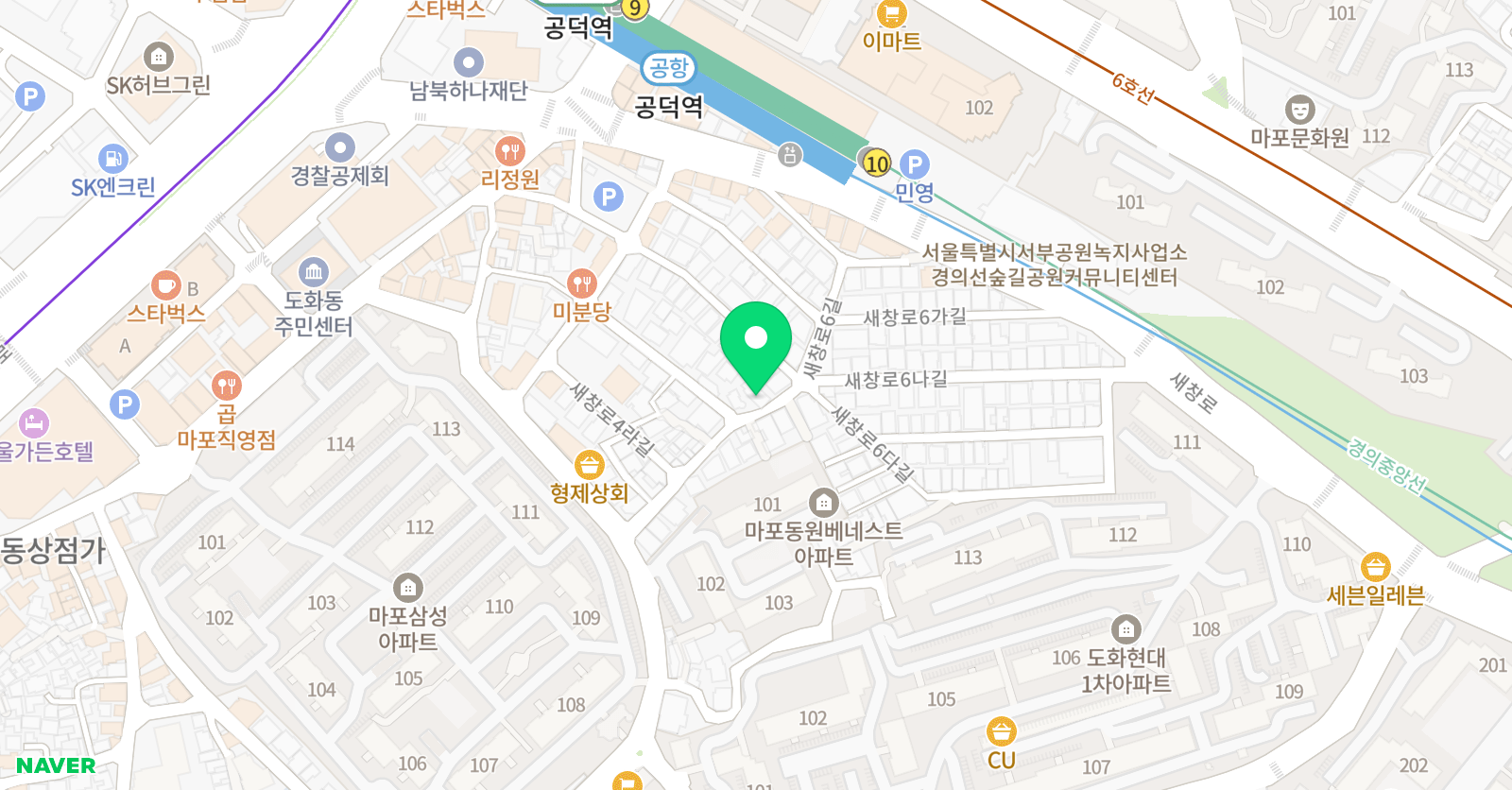 일동 태권도 위치