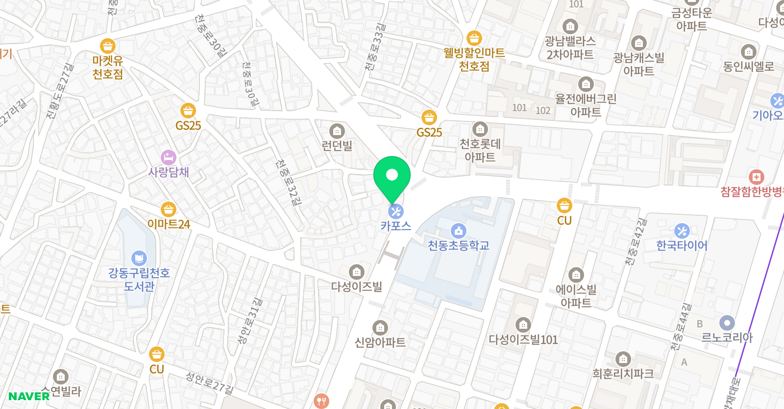 쏭앤 피아노음악교습소 위치