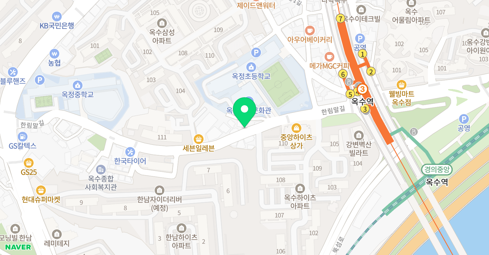 예종포인트 발레 위치