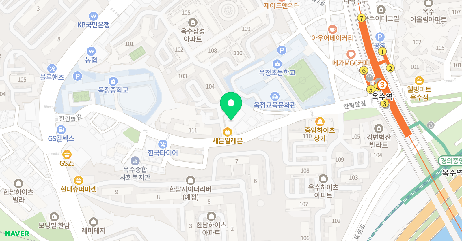 아이사랑 태권도 위치