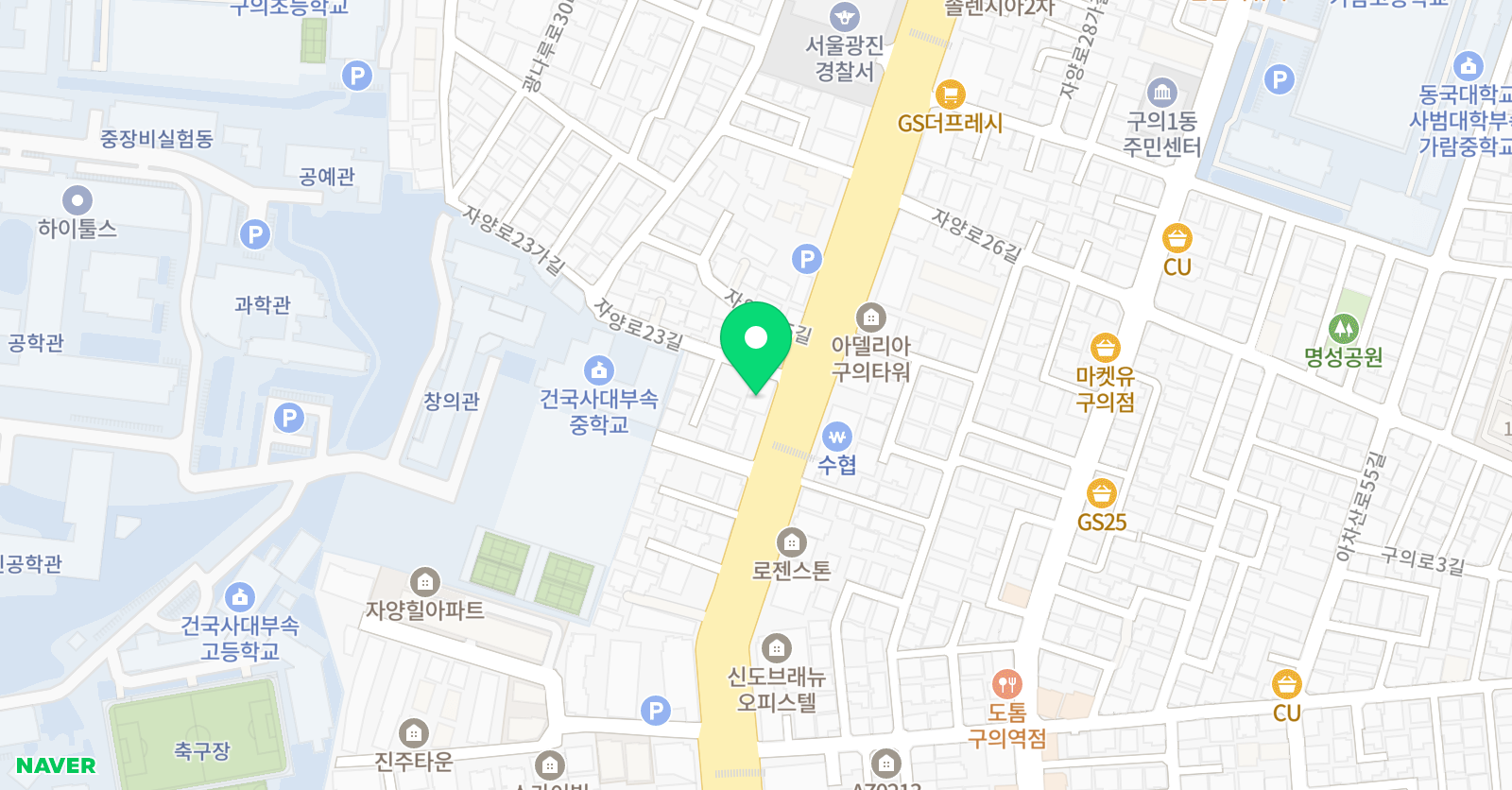 팀투지 연기학원 위치