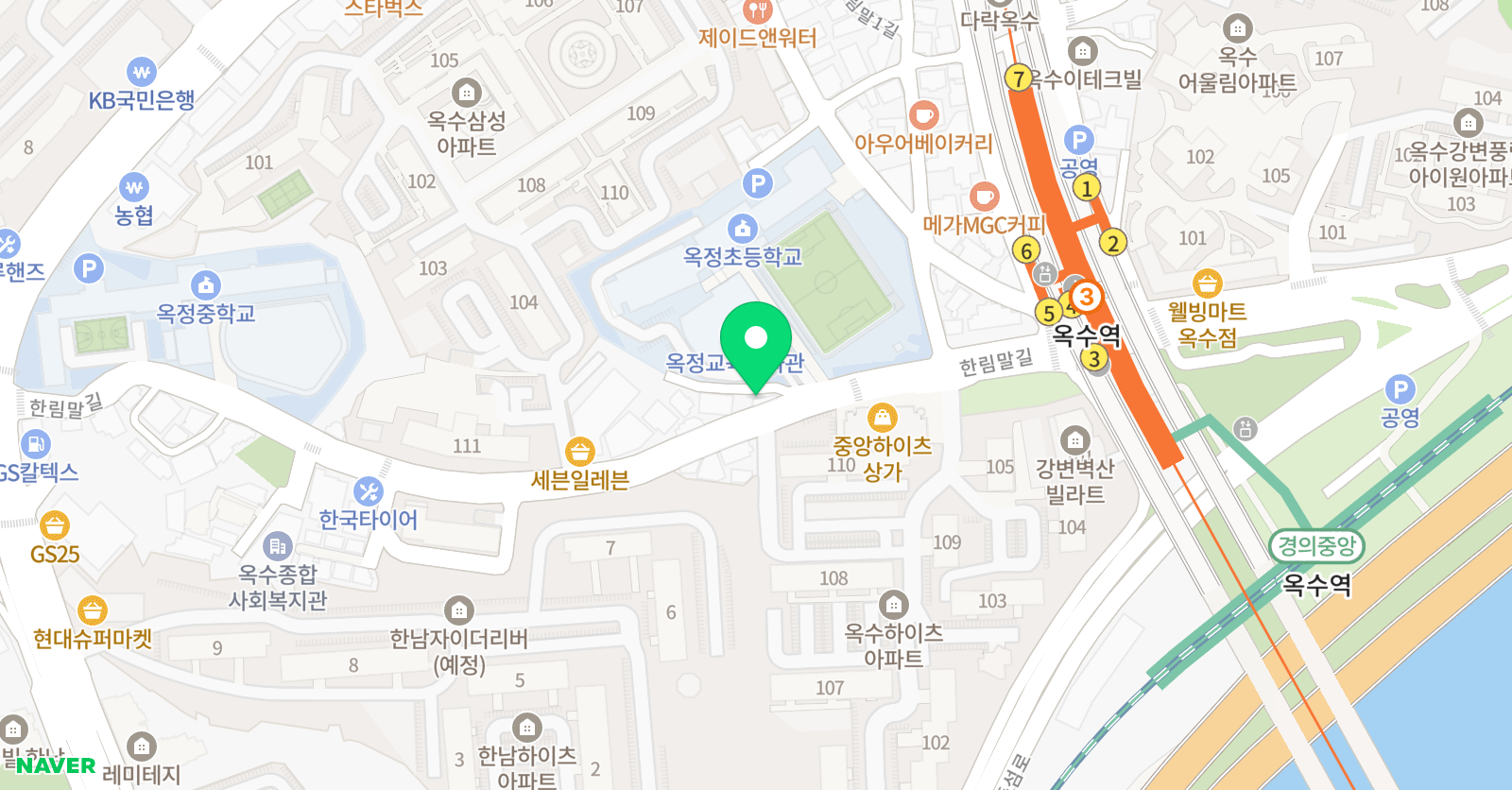 오렌지디아트스튜디오 미술교습소 위치