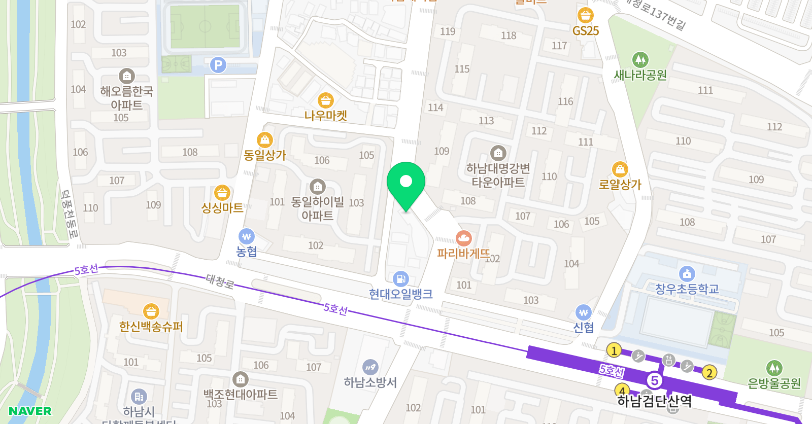 맵플러스 위치