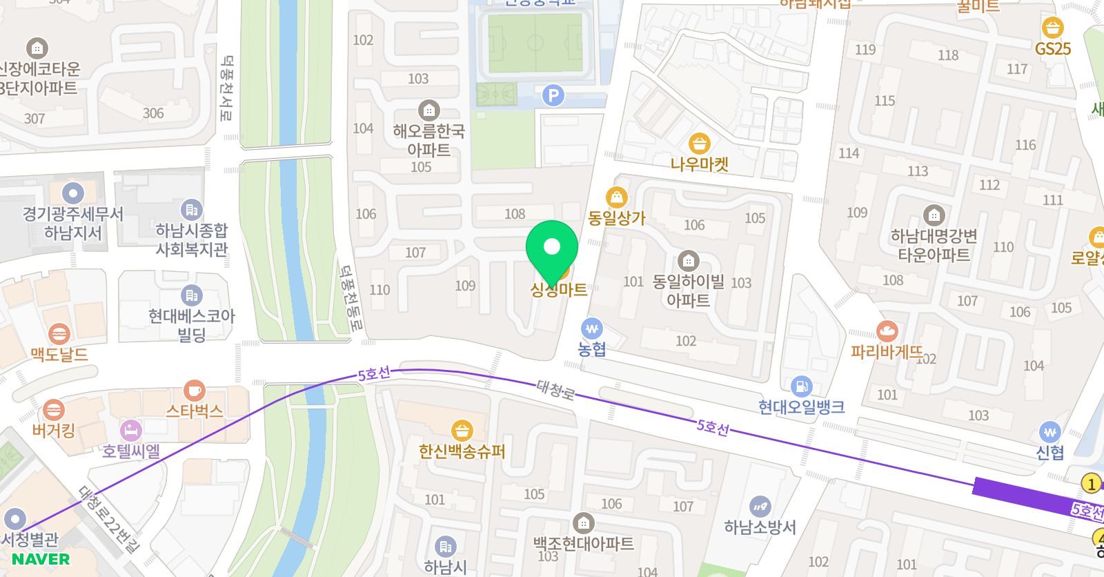 하모니 음악학원 위치