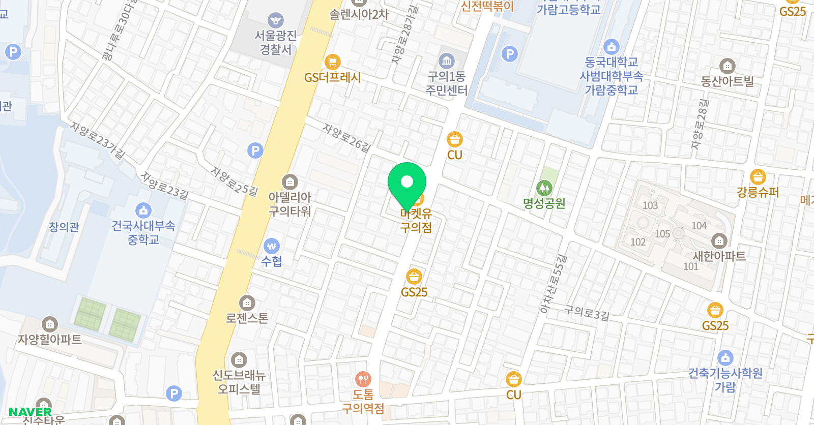 김은미 수학교실 위치