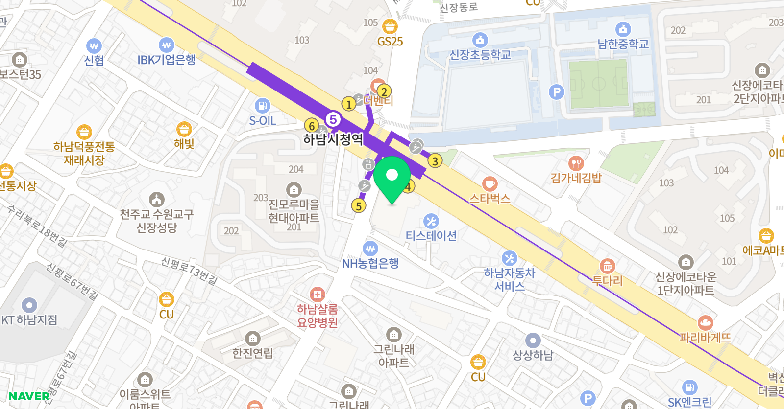 하남 퀀텀과학학원 위치