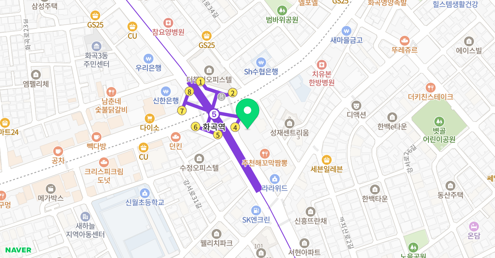 라이크 뮤직실용음악학원 위치