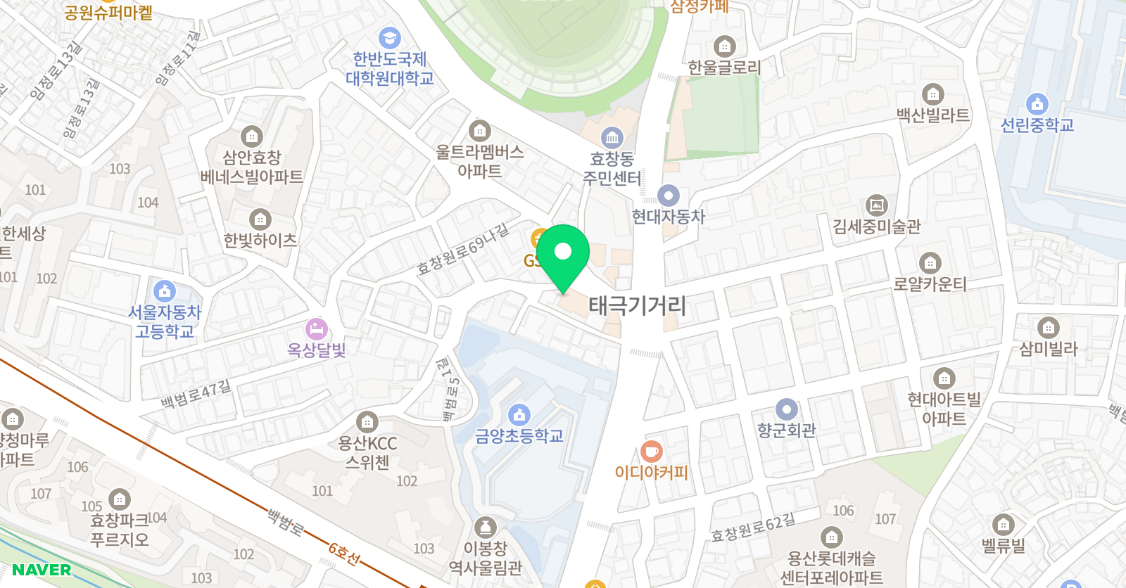 위즈덤 학원 위치