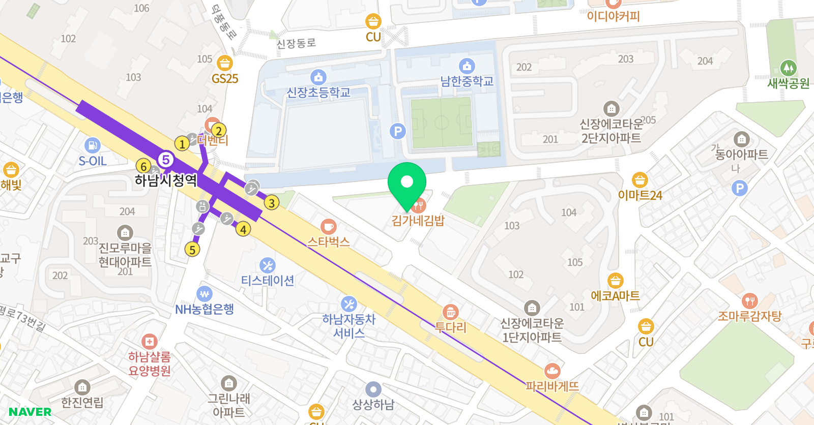 영렘브란트 하남신장클래스 미술학원 위치