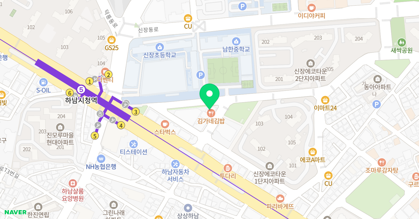 키즈킹 위치