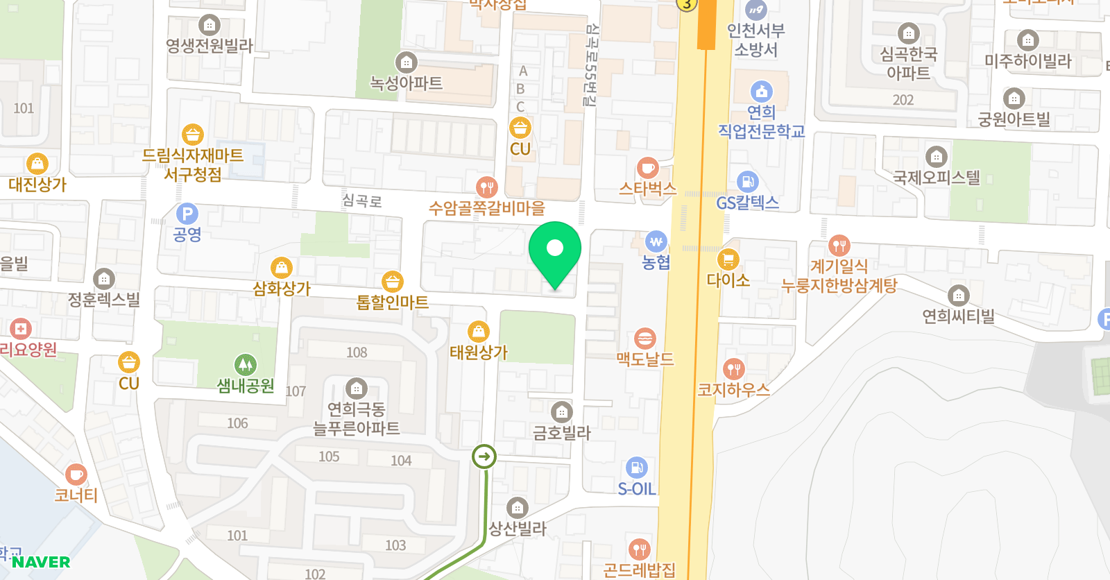 튼튼한용인대태권도장 위치