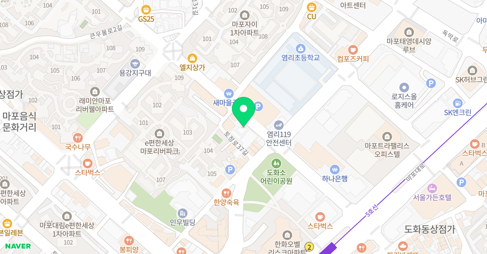 더자람 수학학원 위치