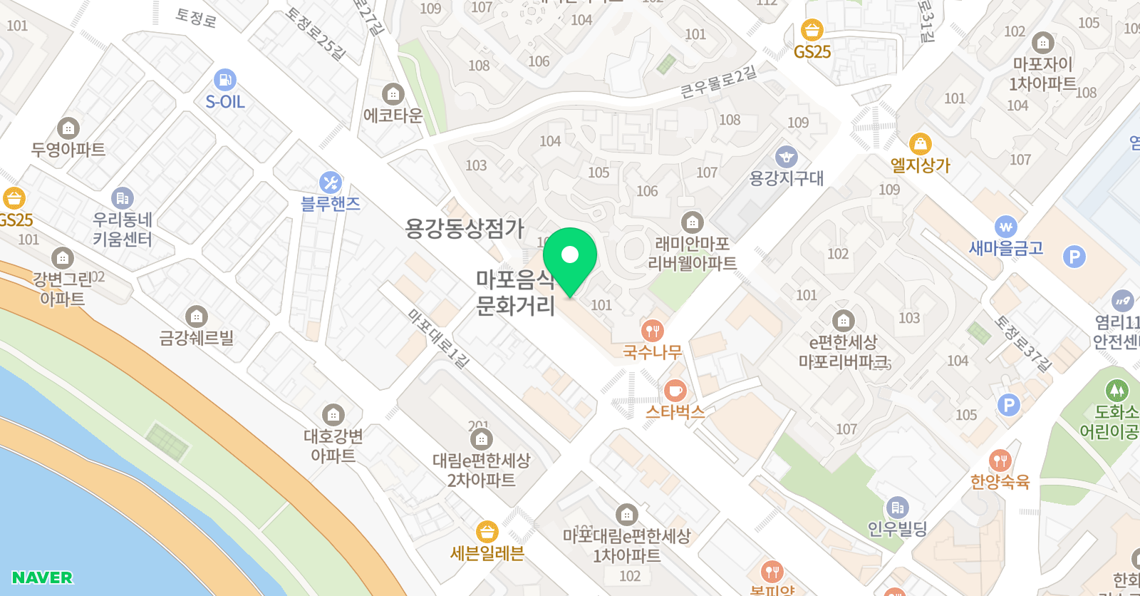 국가대표어린이수영클럽 마포점 위치