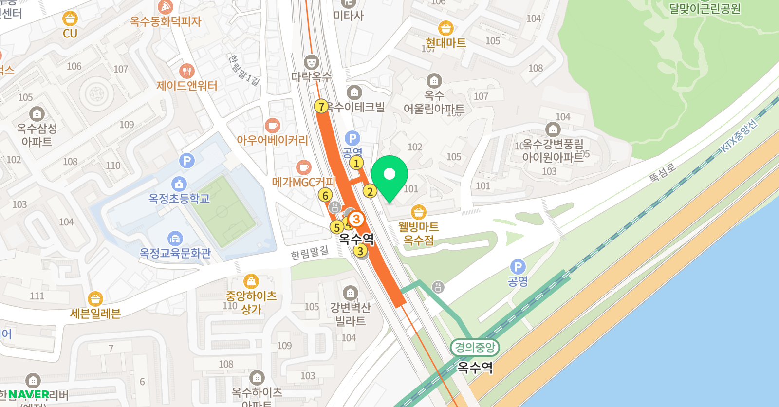 유레카데미 학원 위치