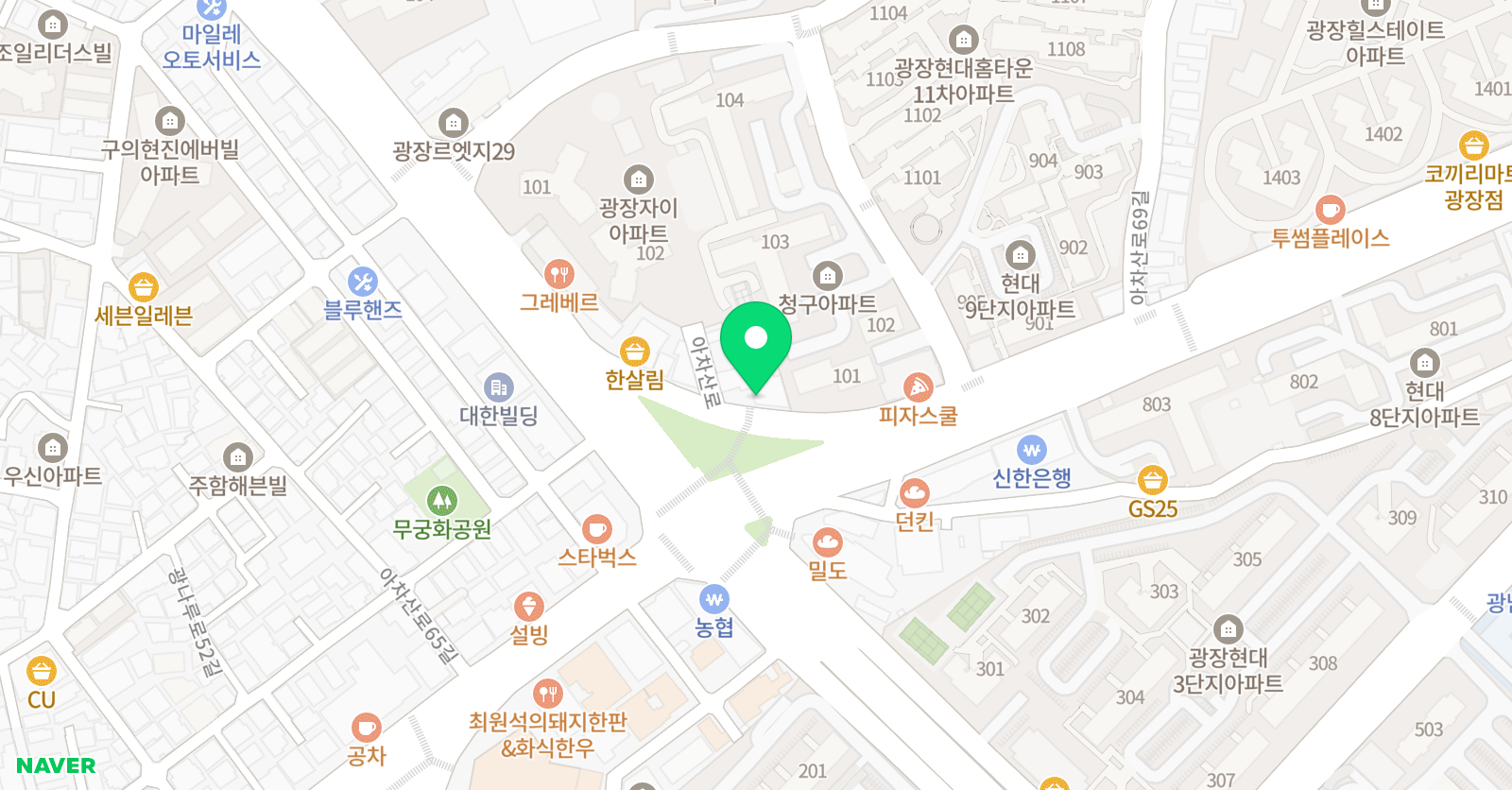 매쓰홍 수학전문학원 위치