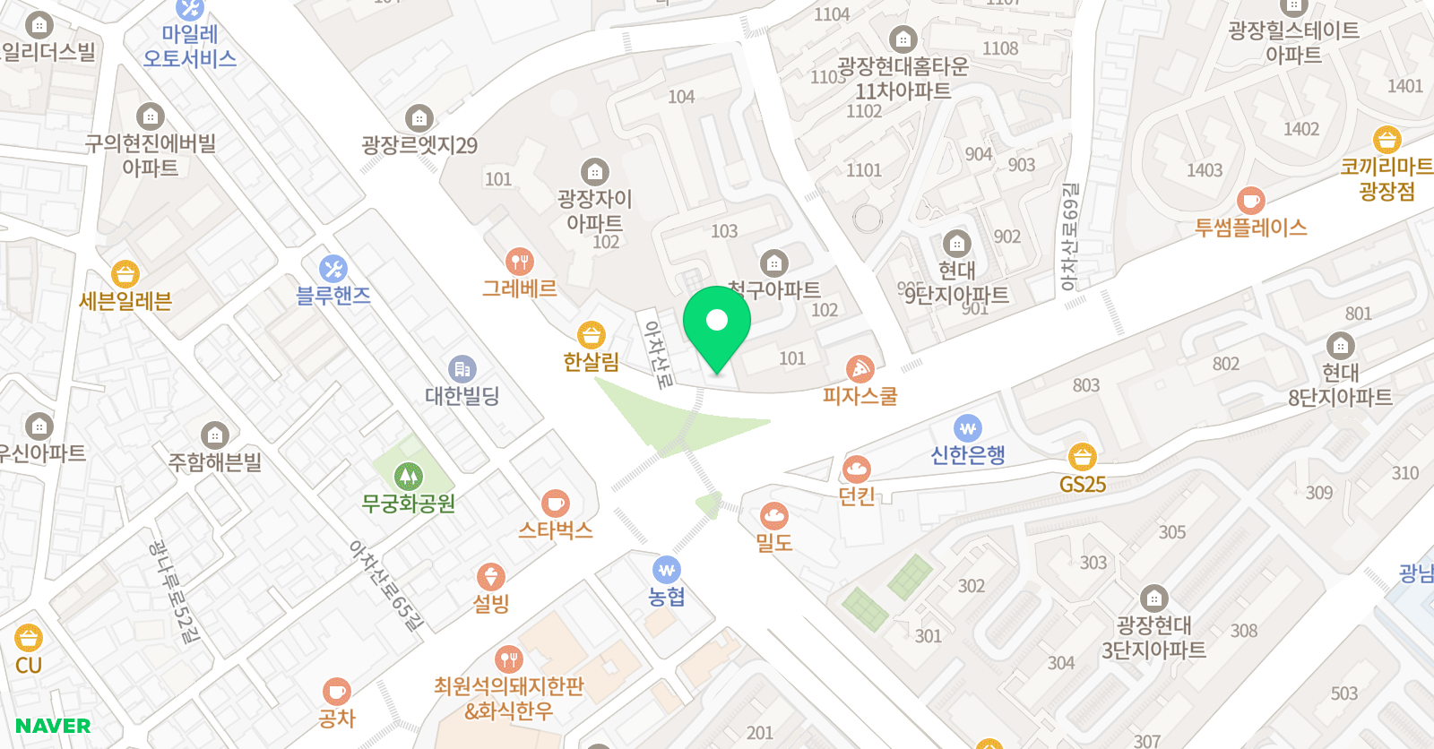 드림아트 미술학원 위치