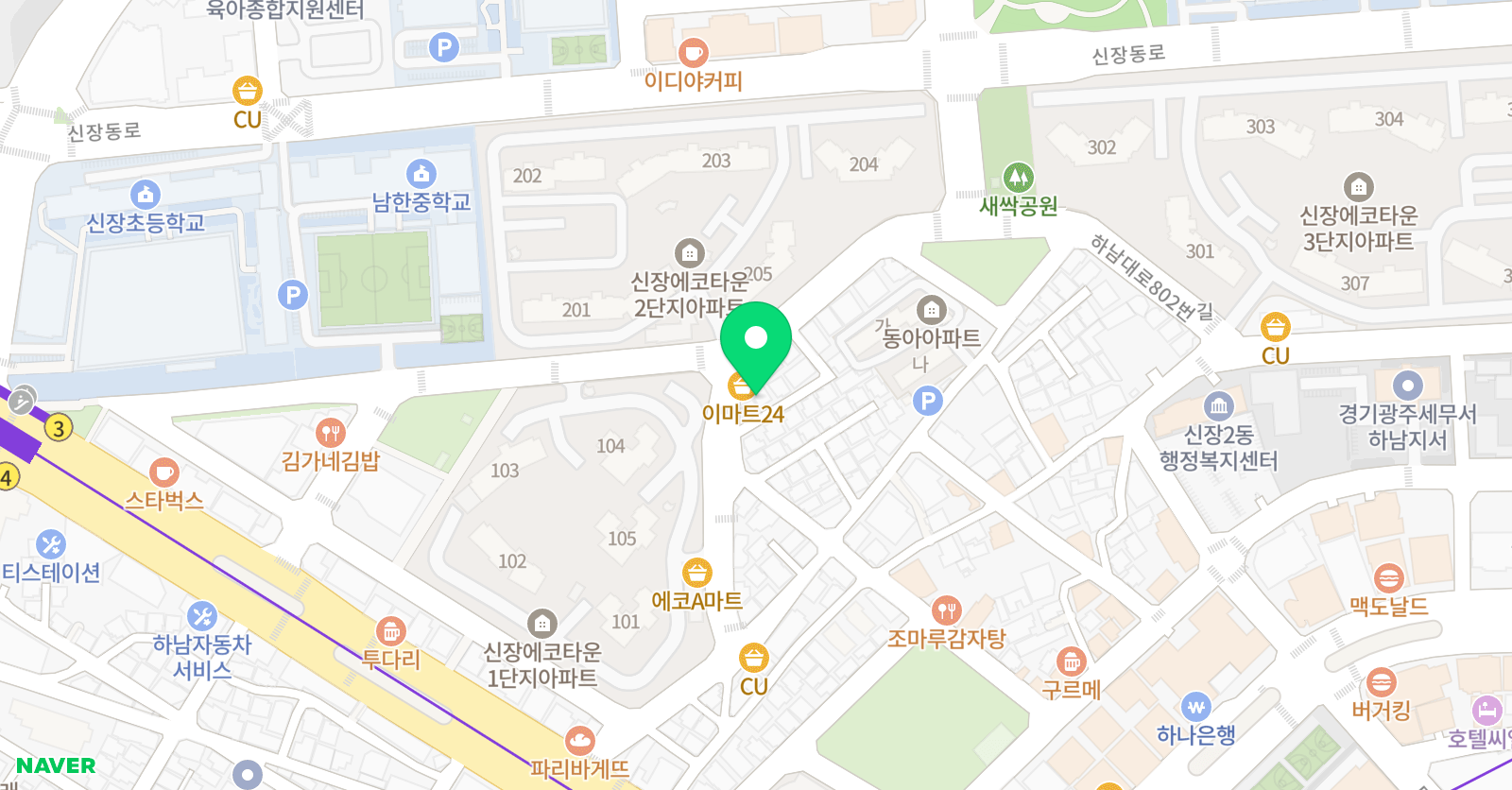 수행성 학원 위치