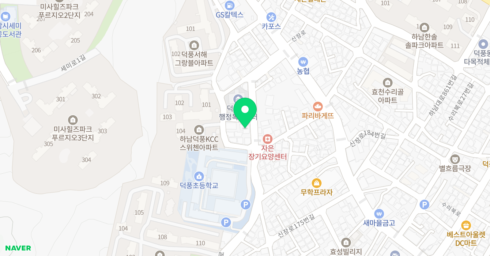 덕풍궁정 음악학원 위치