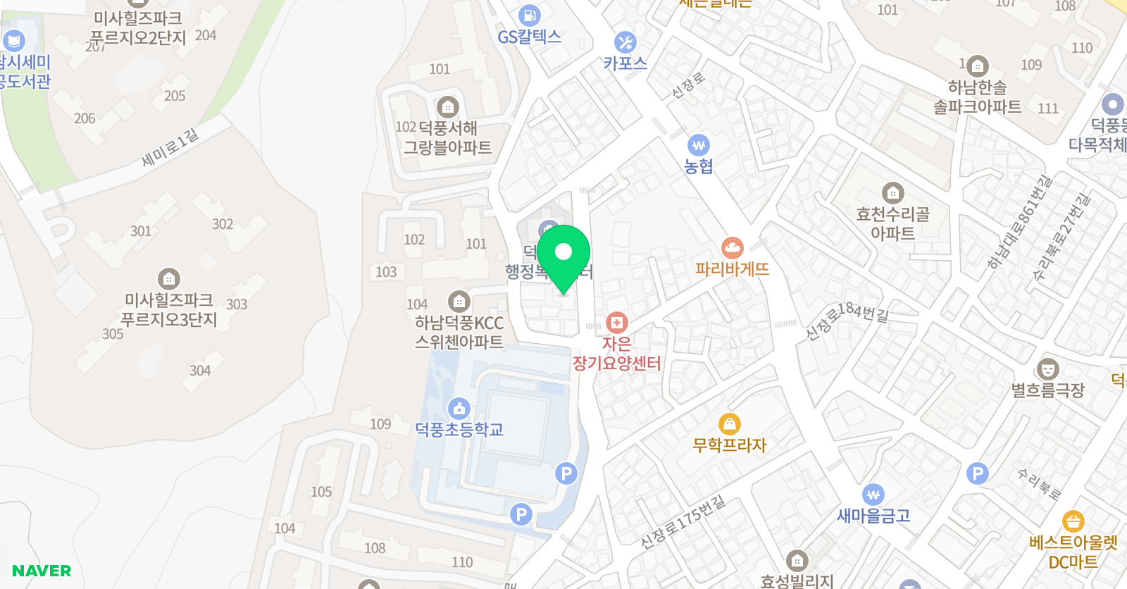 연세경기 태권도장 위치
