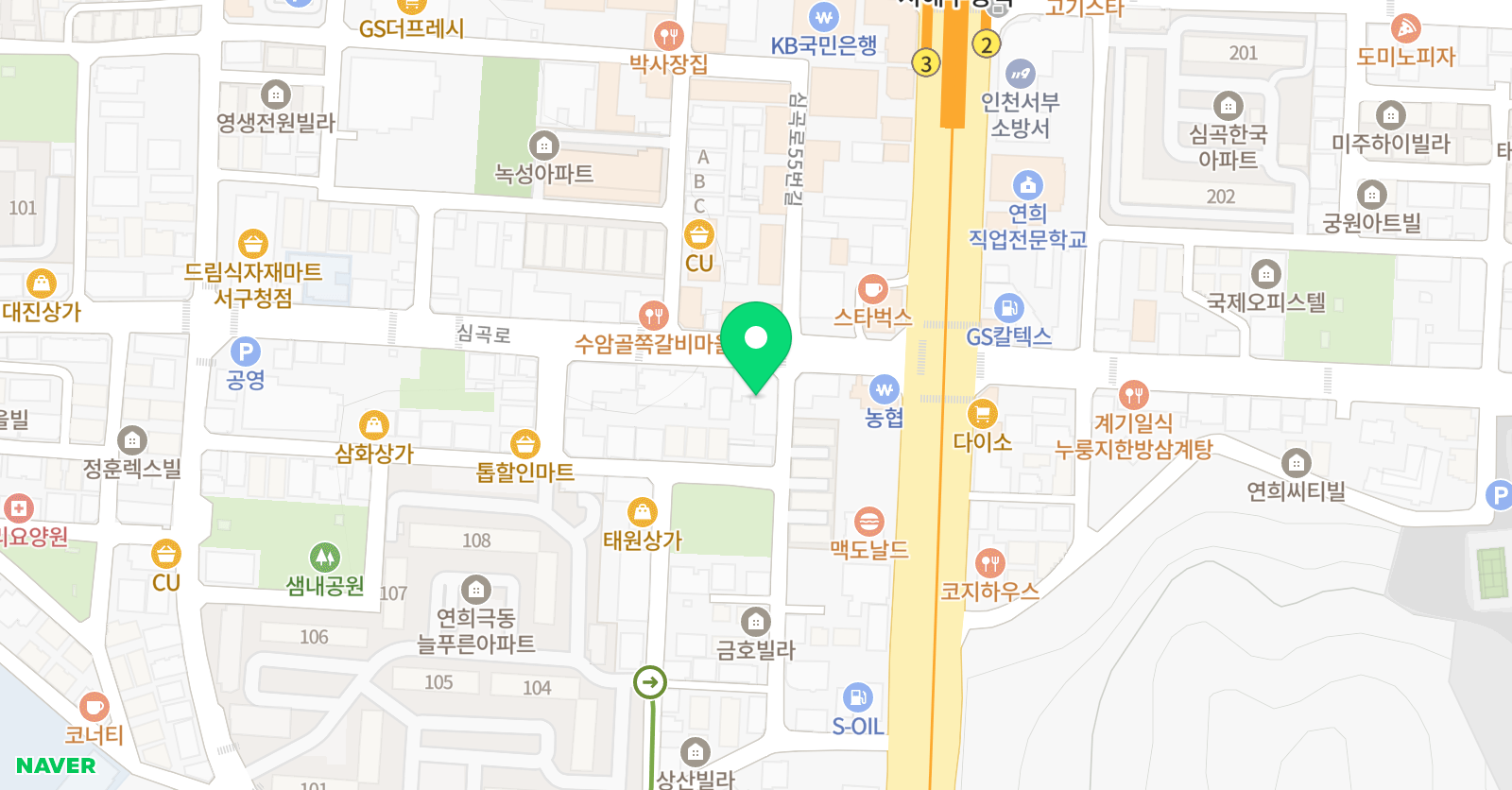 브랜트 영수전문학원 위치