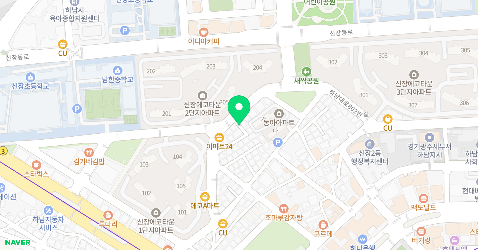 블랙 수학전문학원 위치