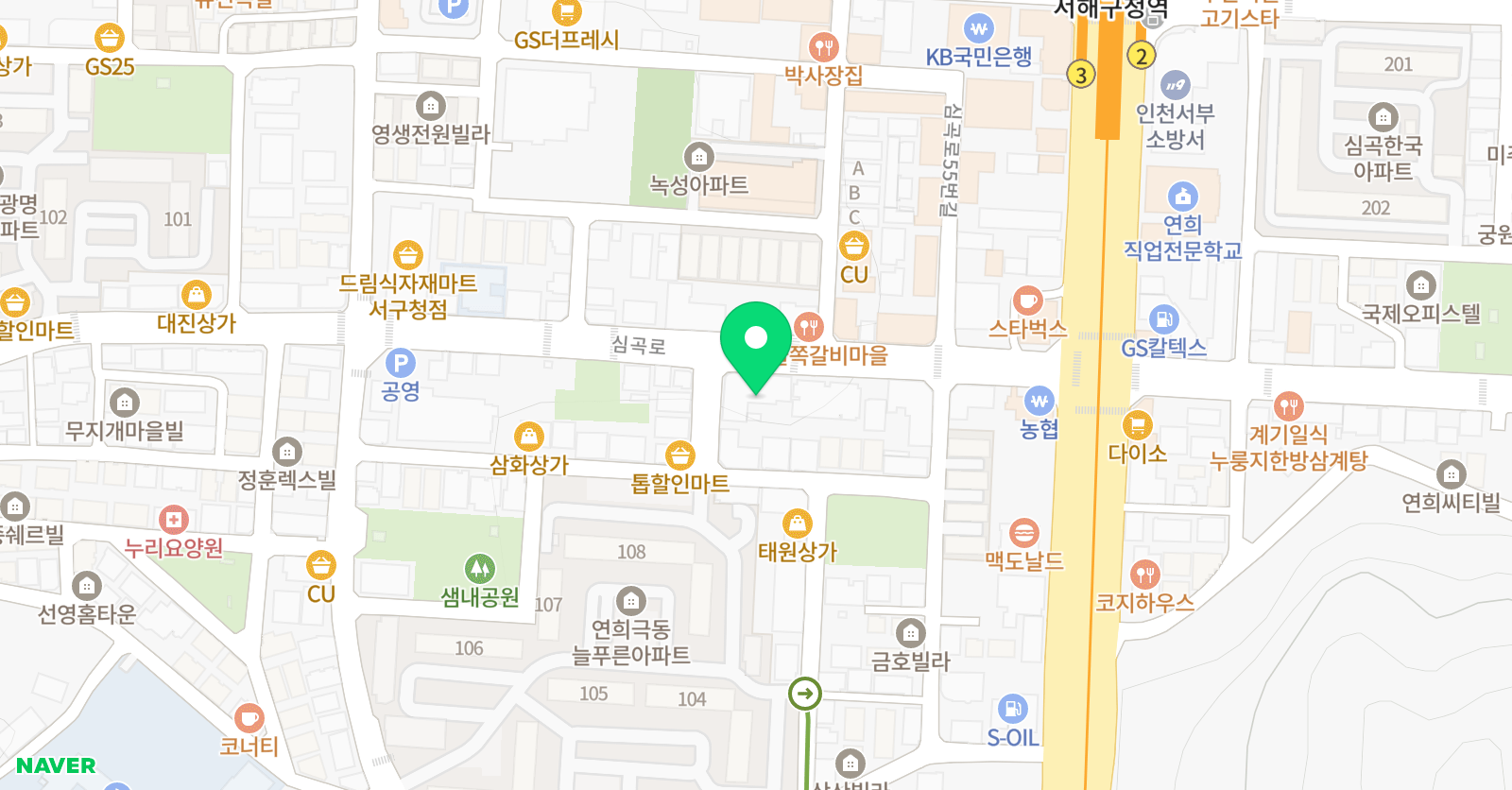 A&T센터 아크로바틱 체조클럽 위치