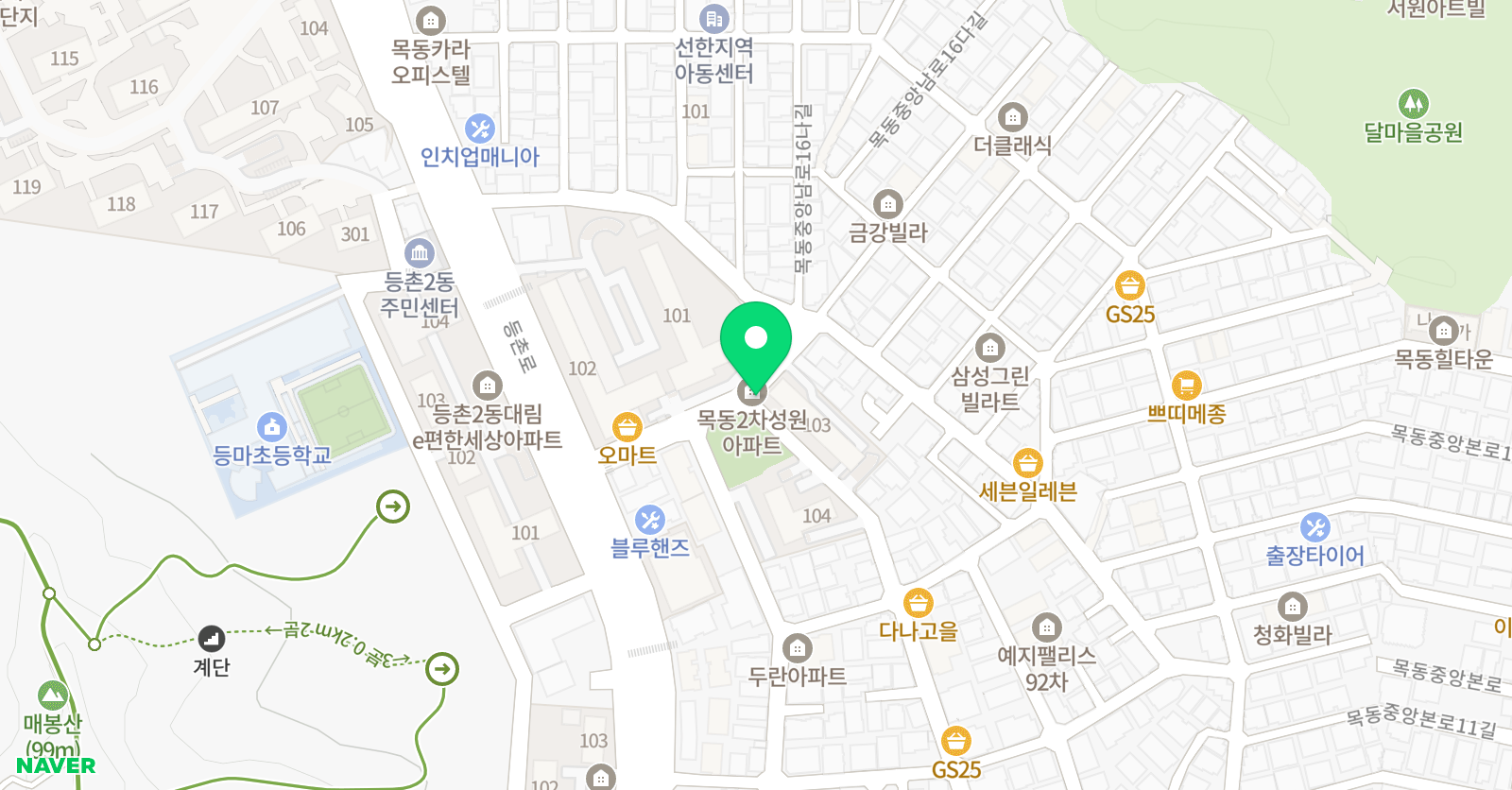 한솔매쓰피아 수학교습소 위치