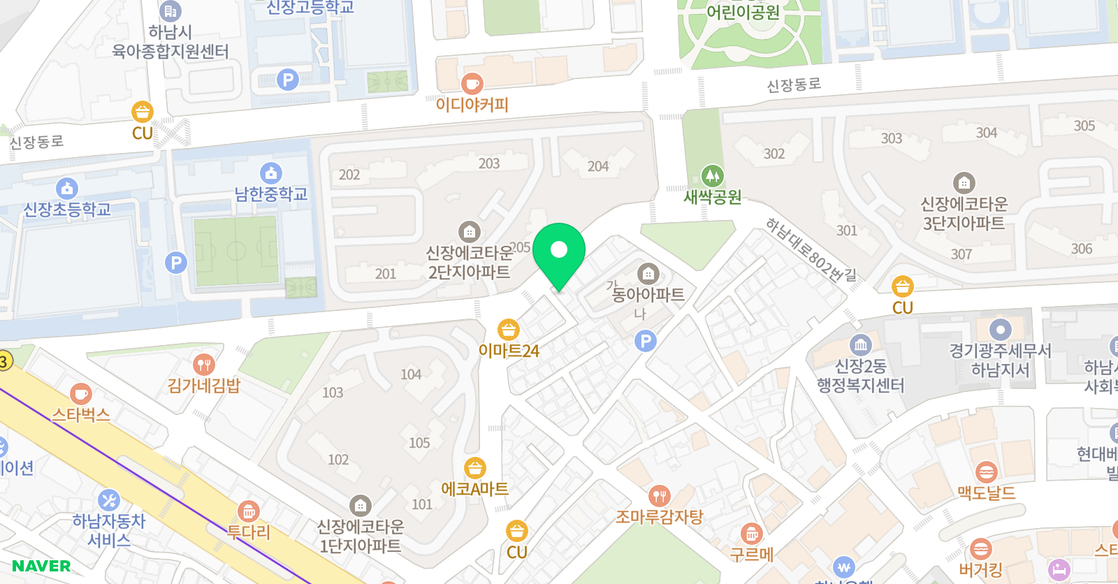 비유즈 잉글리시학원 위치