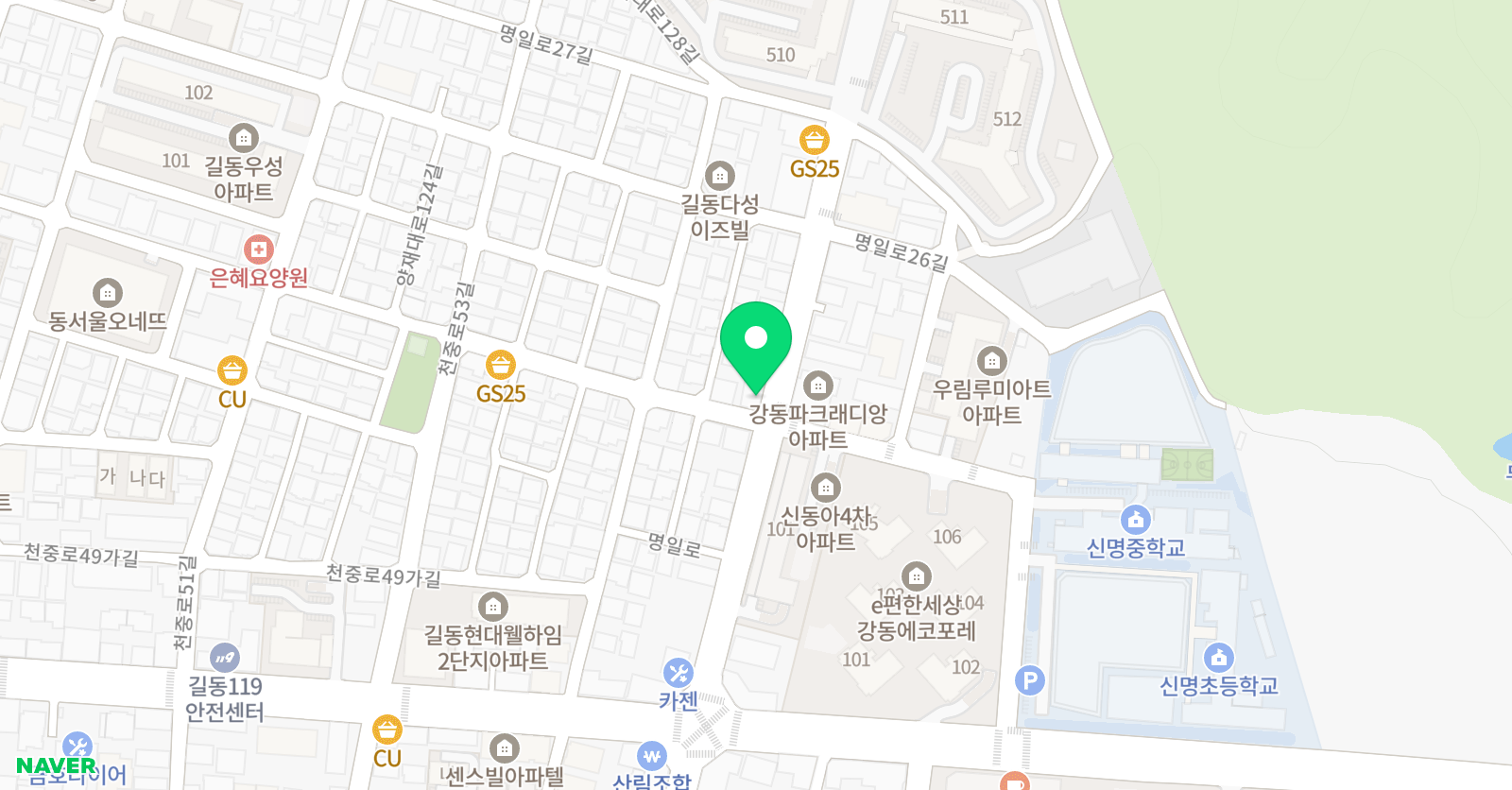 아트블라썸 미술 위치