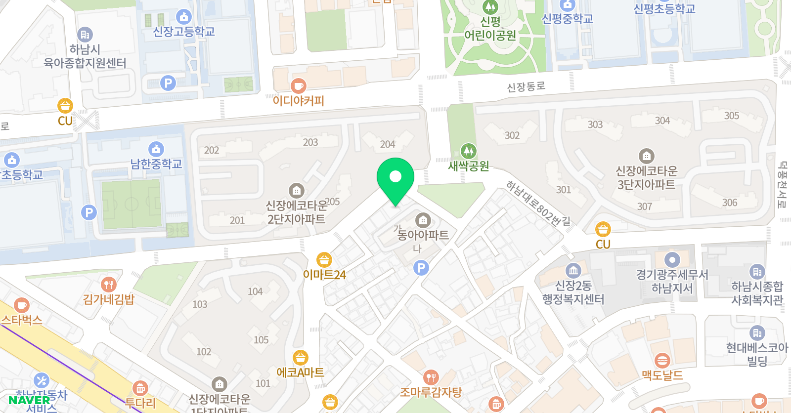 좋은 보습학원 위치