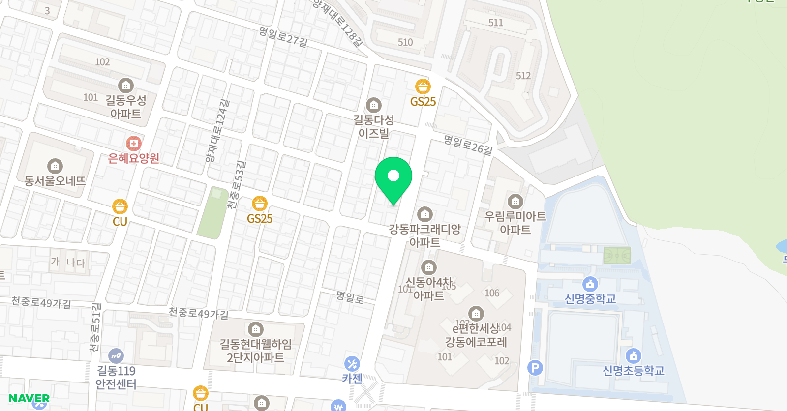 리딩포레스트 영어 위치