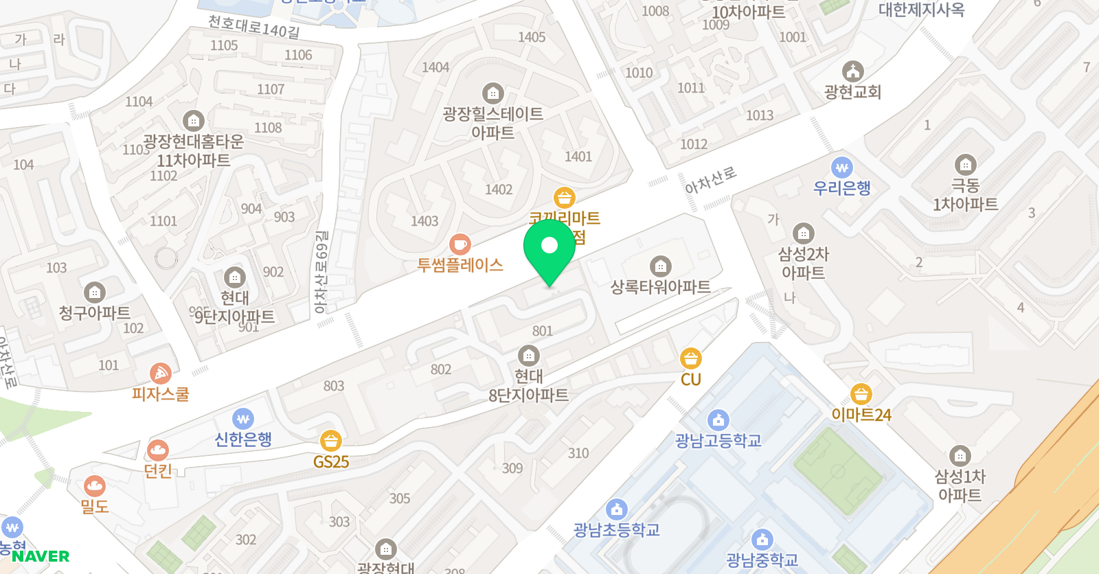 반석 학원 국어 논술 위치