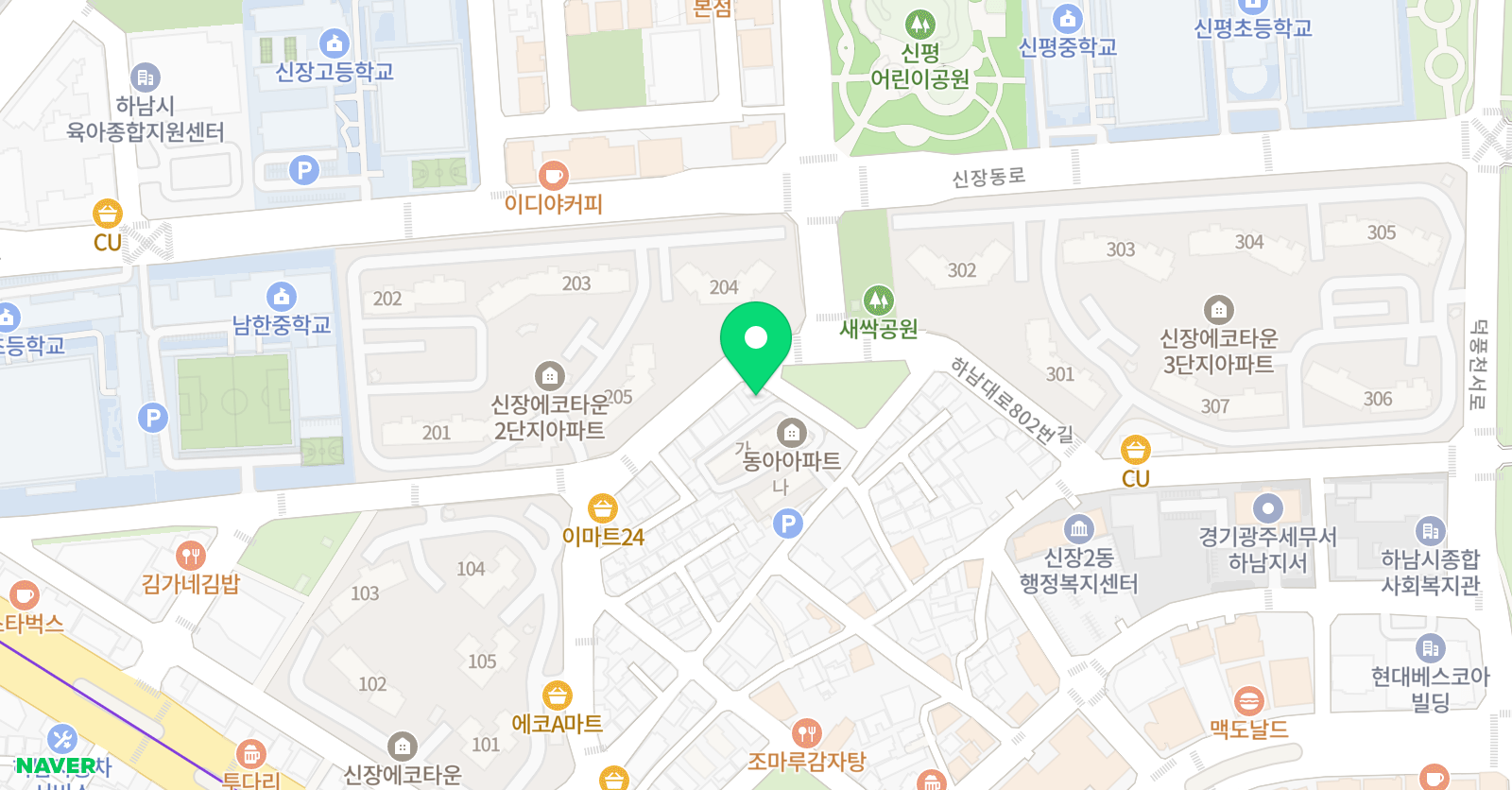 서영샘 영어학원 위치